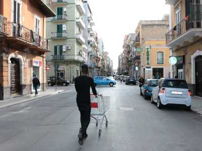 Bari, Libert�: la zona del Tribunale